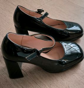 BRSO Black Heeled Mary Jane