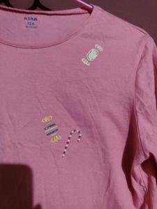 Pinteresty Candy Print Full Sleeve T-shirt