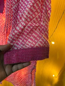 Elegant Purple Print Kurti