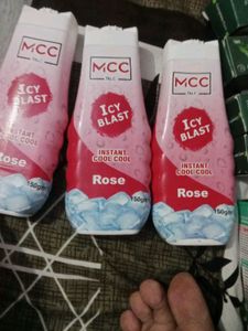 MCC Icy Blast Talc - Rose (4 Pack)