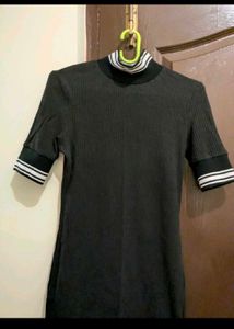🆕SHEIN Black  Bodycon Dress  Bust-32-34