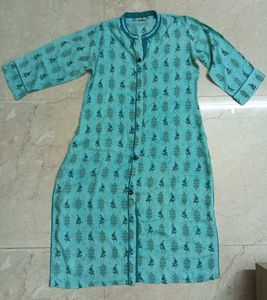 TEAL GREEN KURTA