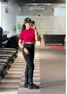 Pink Crop Top