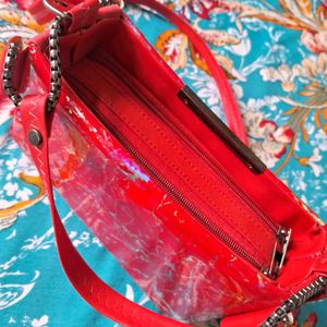 Leather Gloss Sling Bag