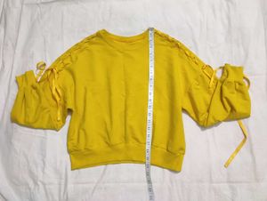 Cropped Sweatshirt/Top Bust 34-38 Stretchy