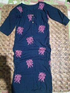 Floral Print Kurta