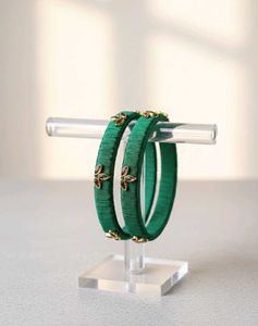 Green Thread Bangles