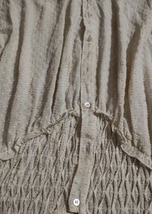 Zara New Top And Shirt With Stylish Sleeve