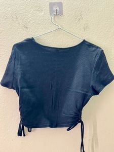 H&amp;M Tie Detail Top