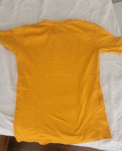 Men Tshirt Yellow