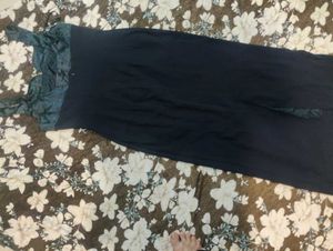 Elegant Dark Velvet Bodice Formal Dress