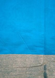 Blue Polycotton Saree