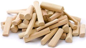 Pure White Sandalwood Stick/SAFED Chandan LKDI/ /Natural Chandan Wood/ 100 GM/Original LKDI for Pooja,Beauty/Santalum / h byGOYAM MERCHANDO