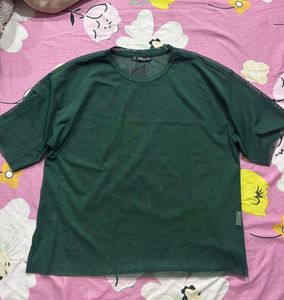 Green Mesh Top