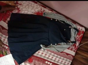Women Black Dungree