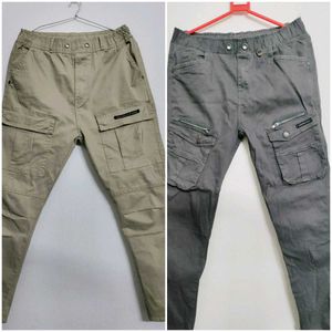 Combo Of 2 Unisex Cargos❤🔥