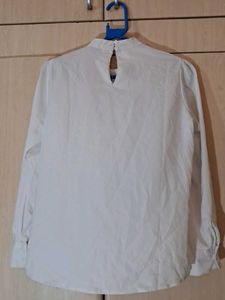 Elegant Formal White Blouse