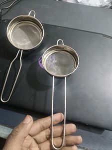 Conical Wire Handle Tea/Coffee Straine Pack Of 2