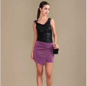 Sparkly Purple Mini Skirt