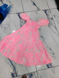 Pink Tiered Dress