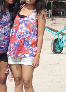 Floral Beach Top