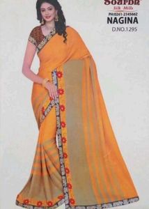 baest Orange sari