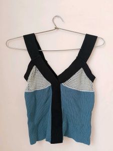 Imported Crop Ribbed Tank Top.