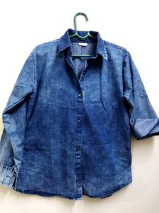Authantic Denim Stylish Women Shirt