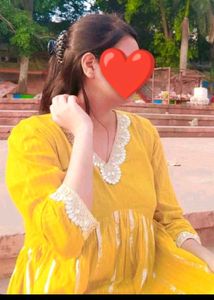 Elegant Mustard Kurta Set