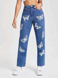 Butterfly Denim Jeans
