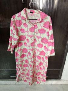 Floral Print Button-Down Shirt