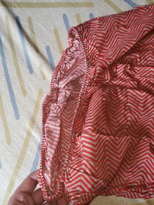 Patterned Top never use cotton to