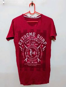 Maroon T-Shirt For Men/Boys ⭕