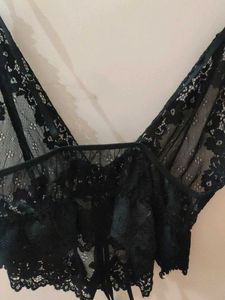 Black Lace Slip