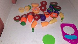 Pack Of Toys Fruits And Vegetables For Kids