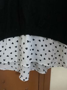 Adrianna Papell Women Polk ADot Two Fer Long Sleve