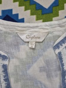 Embroidered Tunic Top