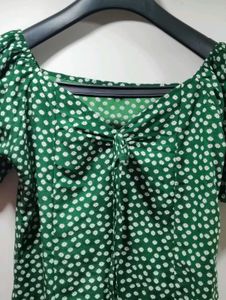 Green Polka Dot Dress