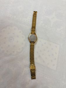 Titan Elegant Gold-Tone Wristwatch