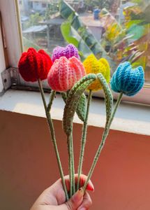 Crochet Tulip Pack Of 1