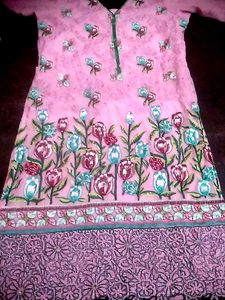 Floral Pink Kurta