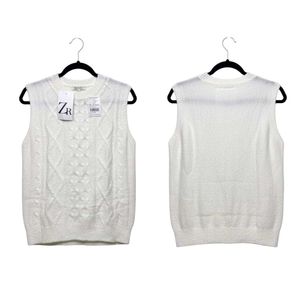 White Knit Vest