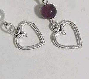 Cute Bow &amp; Heart Phone Charm