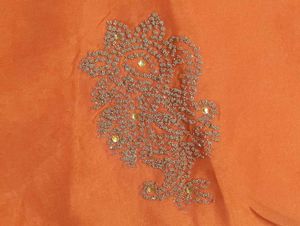 Soft Chiffon Orange Saree