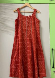 Stylish Reddish Orange Kurti/Dress