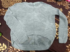 Blue Knit Sweater