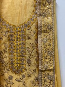 Heavy Embroidery Partywear Suit