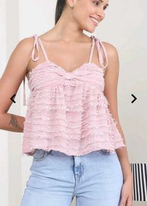 Pink Sleeveless Top