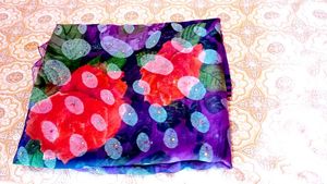 Floral Print Saree