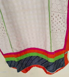 Ethnic Kurti with Colorful Embroidery